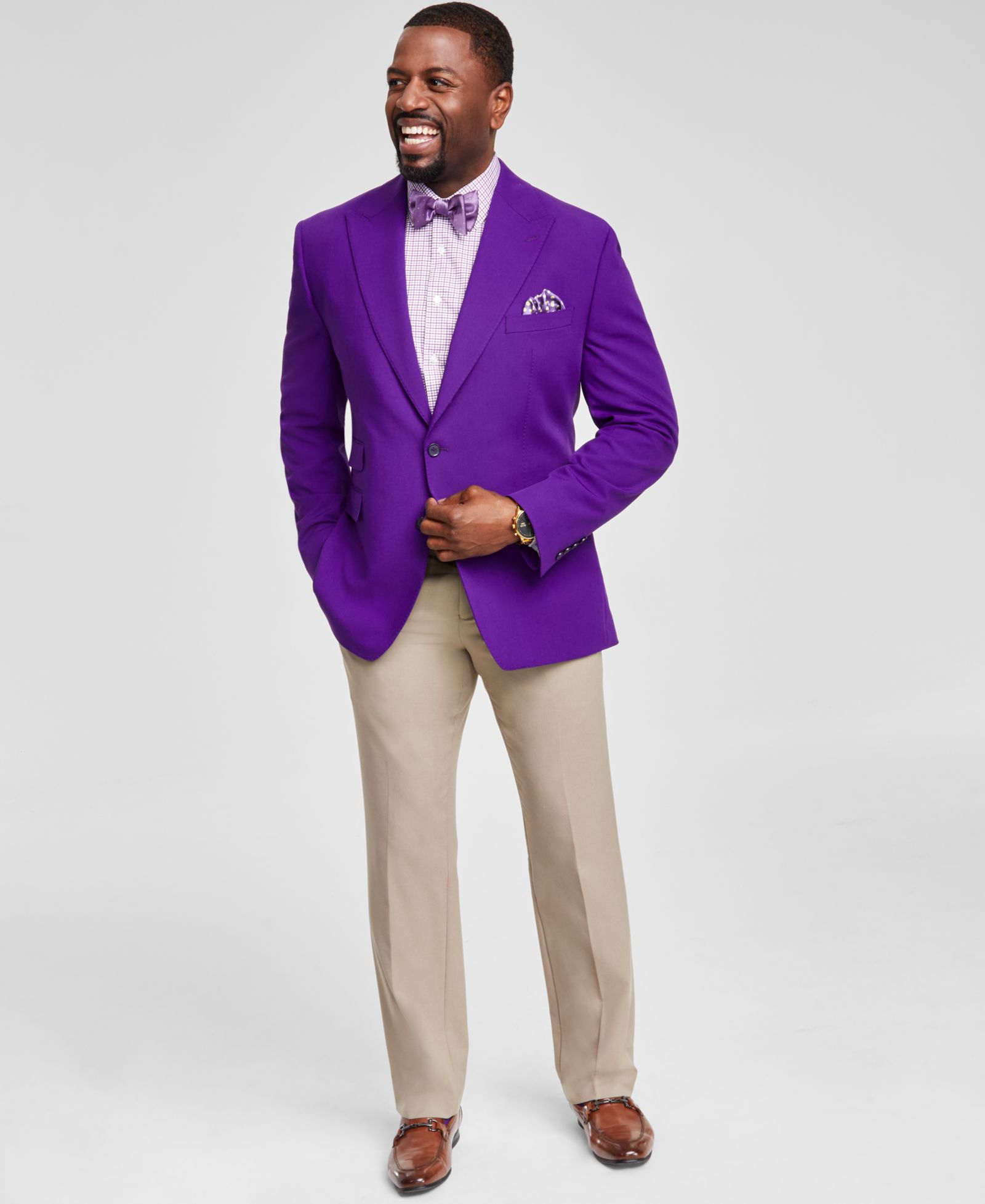 Tayion Collection Men's Classic-Fit Solid Sport Coat