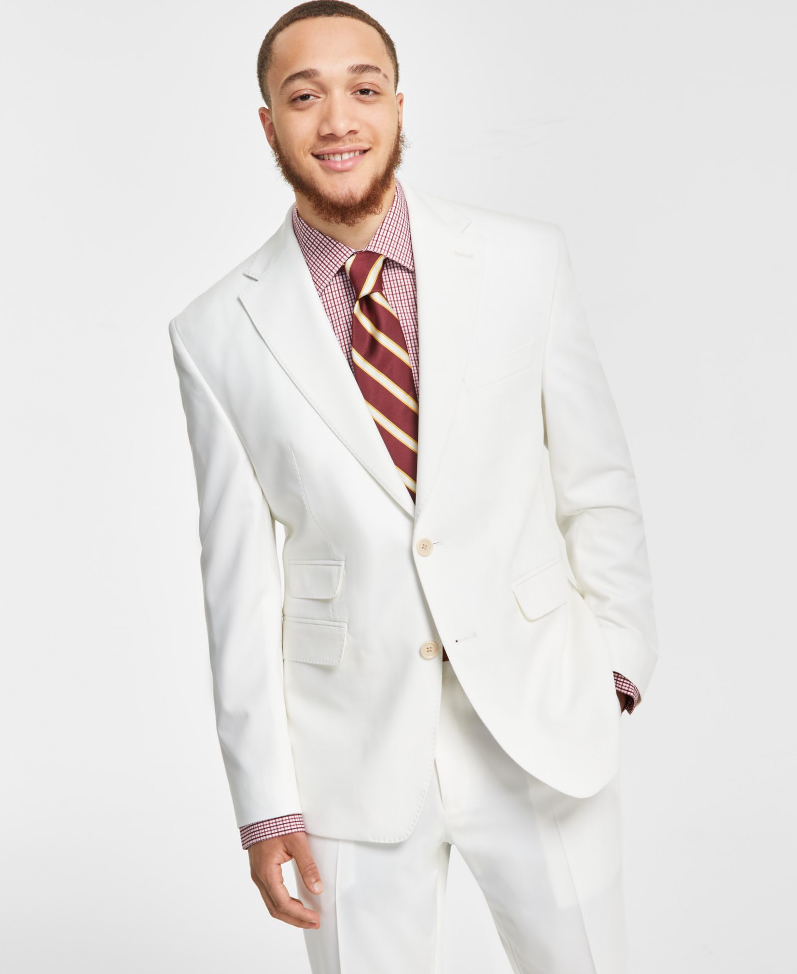 Tayion Collection Men's Classic-Fit Solid Suit Separate Jacket