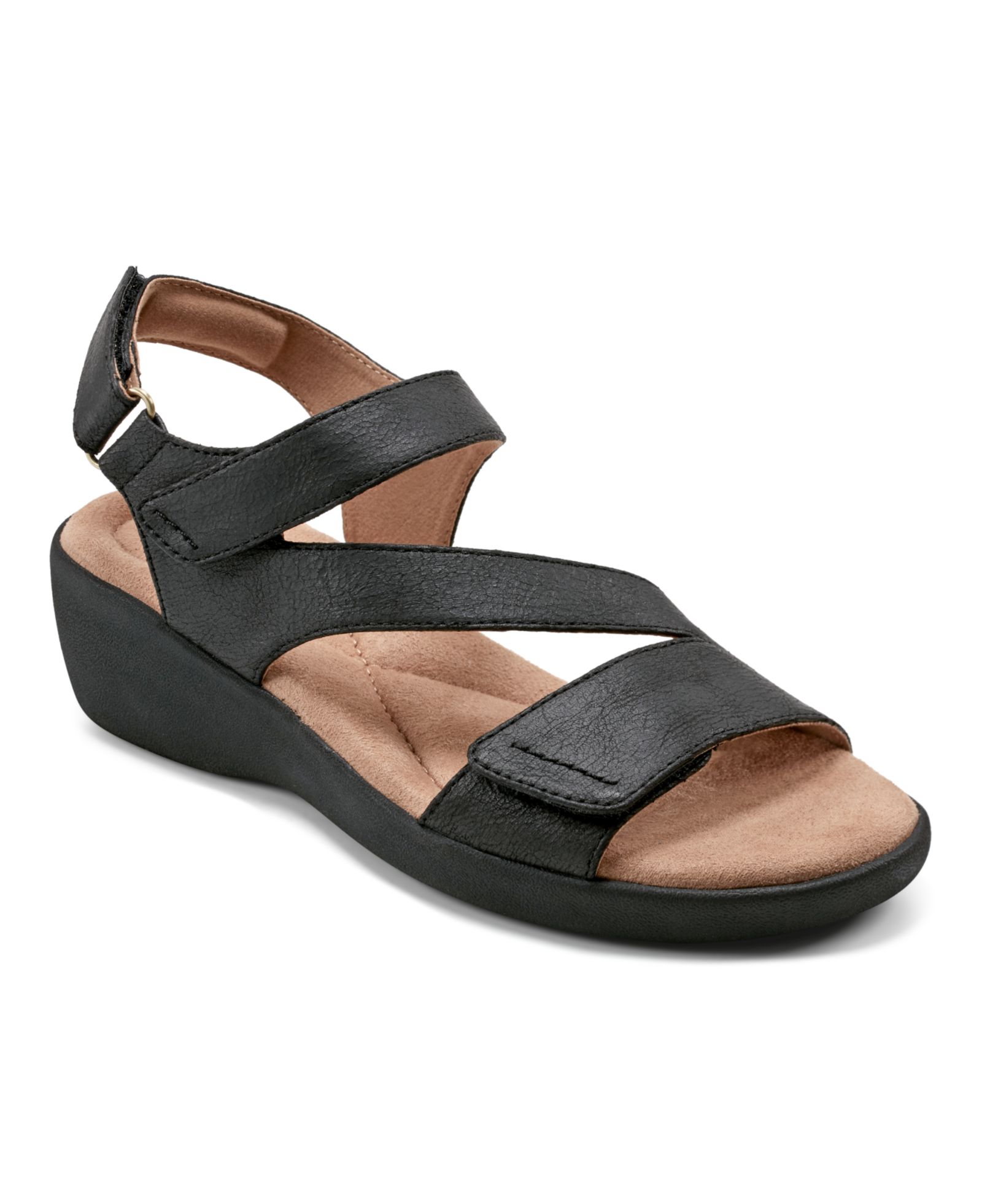 Easy Spirit Women's Kimberly Strappy Low Wedge Sandals