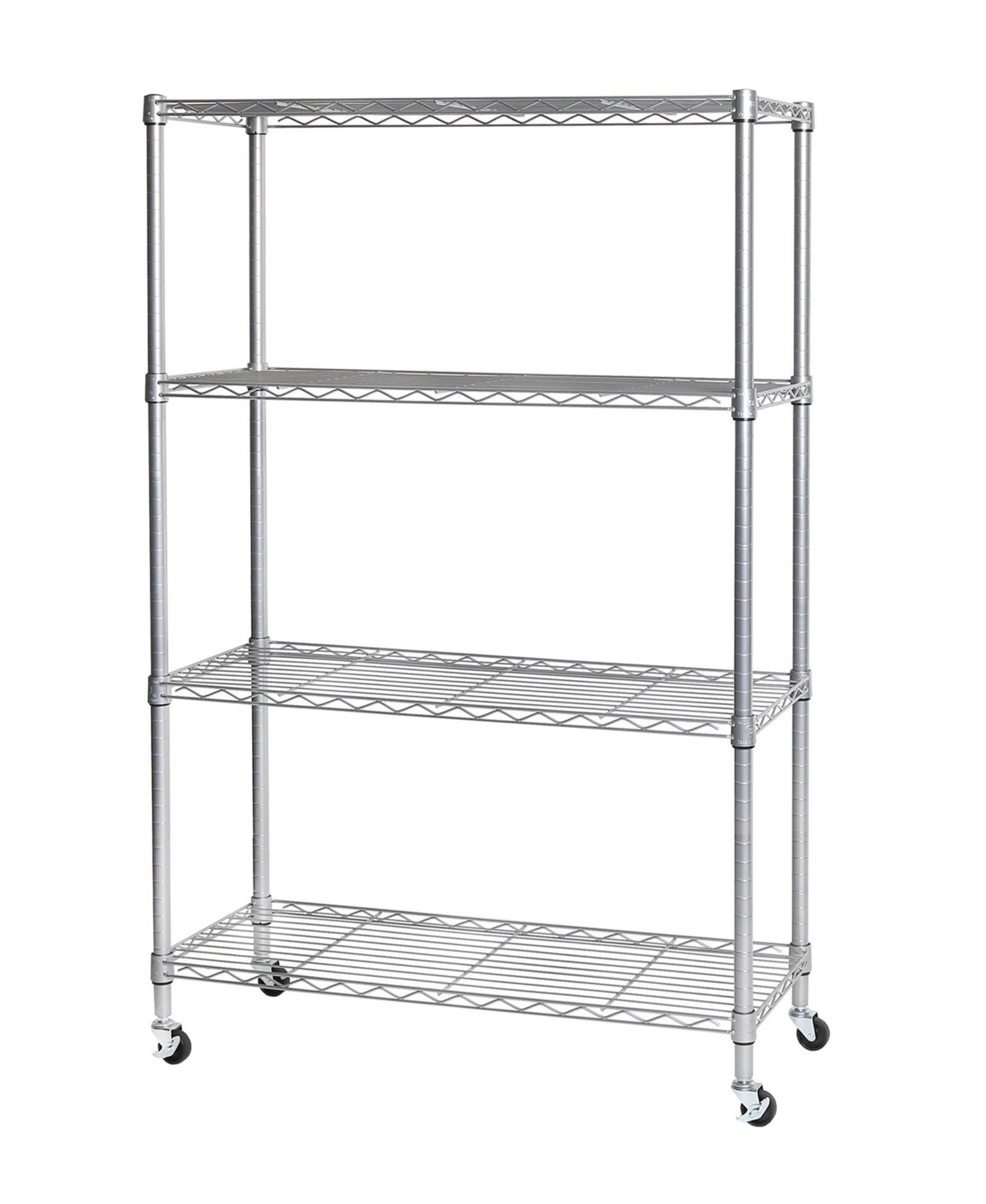 Seville Classics UltraDurable 4-Tier NSF Steel Wire Shelving System