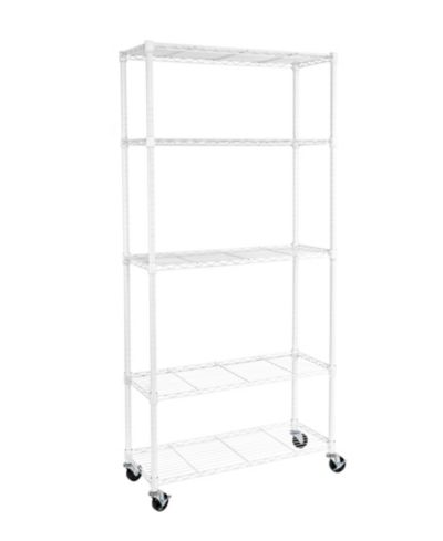 Seville Classics UltraDurable 5-Tier NSF Steel Wire Shelving System