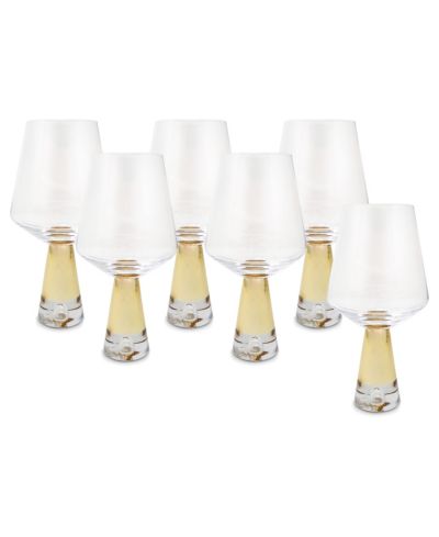 Vivience Stemmed Wine Glasses, Set of 6