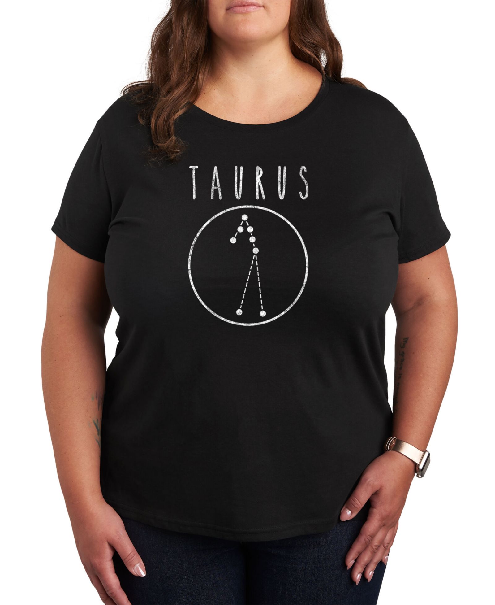 Футболка Hybrid Apparel Plus Size Astrology Taurus с графическим принтом