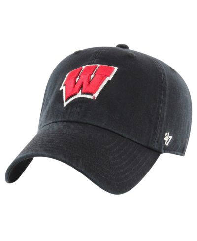 '47 Brand мужская кепка Wisconsin Badgers Vintage-Like Clean Up регулируемая