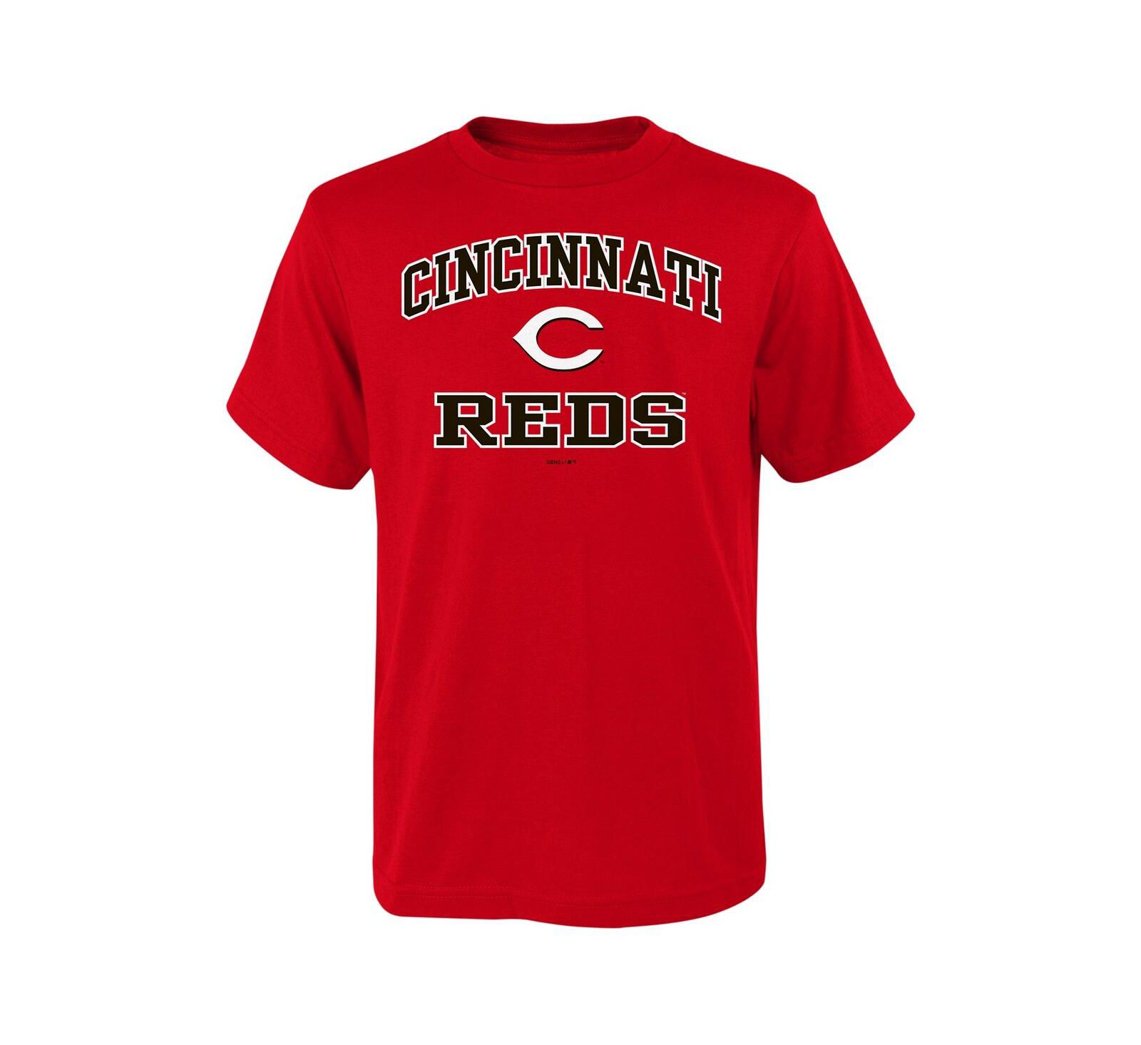 Детская футболка Fanatics Red Cincinnati Reds Heart and Soul