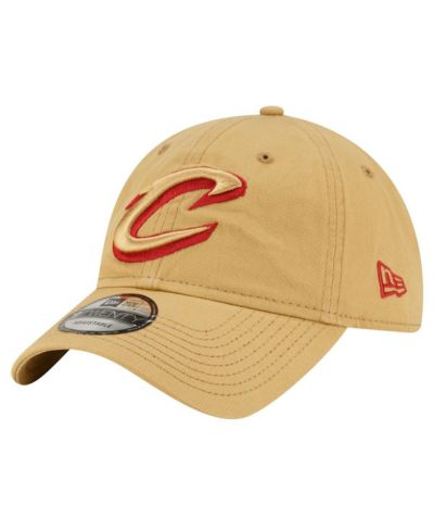 Мужская кепка New Era Tan Cleveland Cavaliers Team 2.0 9TWENTY Adjustable Hat