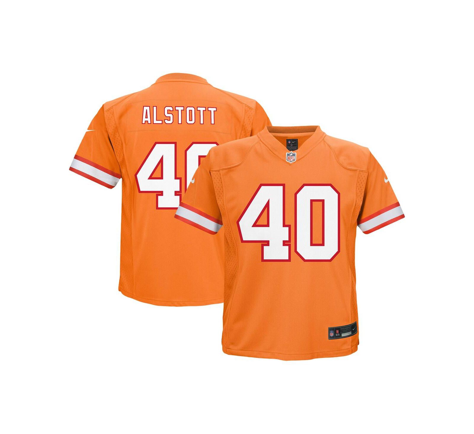 Baby Boys and Girls Nike Mike Alstott Orange Tampa Bay Buccaneers Retired Player Game Jersey