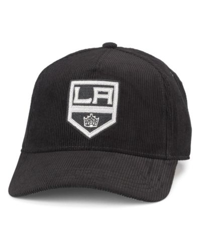 Мужская кепка American Needle Black Los Angeles Kings Corduroy Chain Stitch Adjustable Hat
