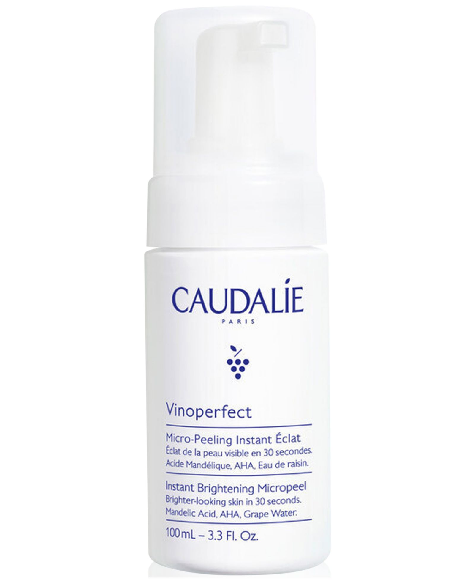 Caudalie Пенка для микропилинга Vinoperfect Instant Brightening, 3.3 oz.