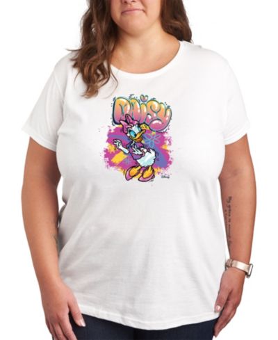 Мужская футболка Hybrid Apparel Disney Daisy Duck Graffiti Plus Size