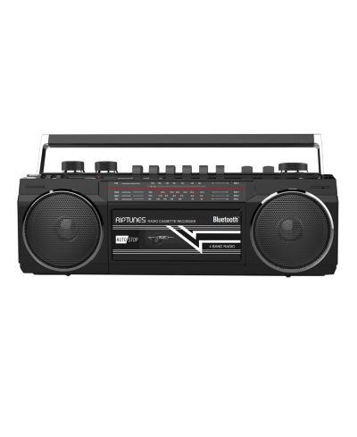 Riptunes ретро радио AM/FM/SW + кассетный бумбокс с Bluetooth и USB/SDHC
