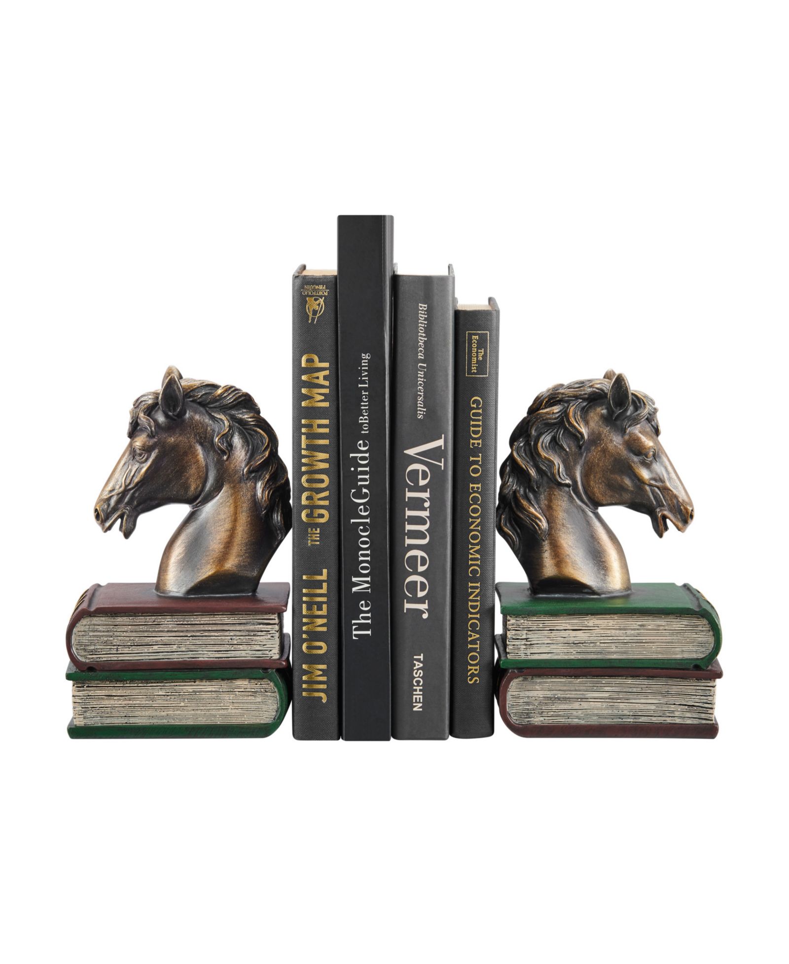 Danya B Horses on Books Bookend Set of 2