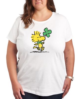Футболка Air Waves Plus Size Peanuts Woodstock St. Patrick's Day Graphic