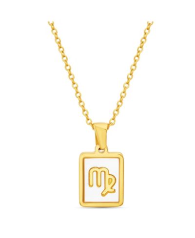Подвеска kensie Gold-Tone Tag Zodiac Sign Necklace
