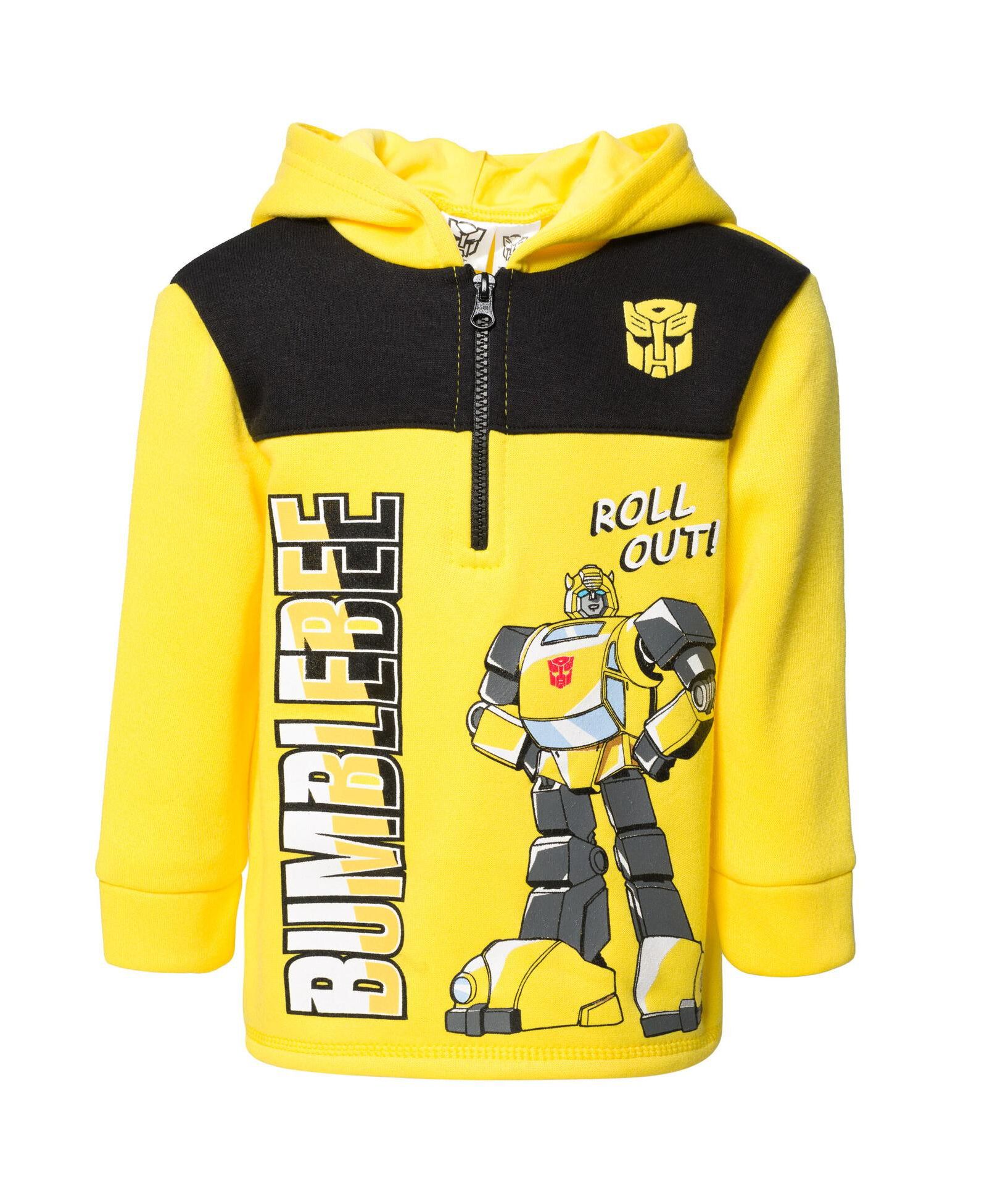 Transformers Худи Half Zip для детей Optimus Prime Bumblebee Megatron