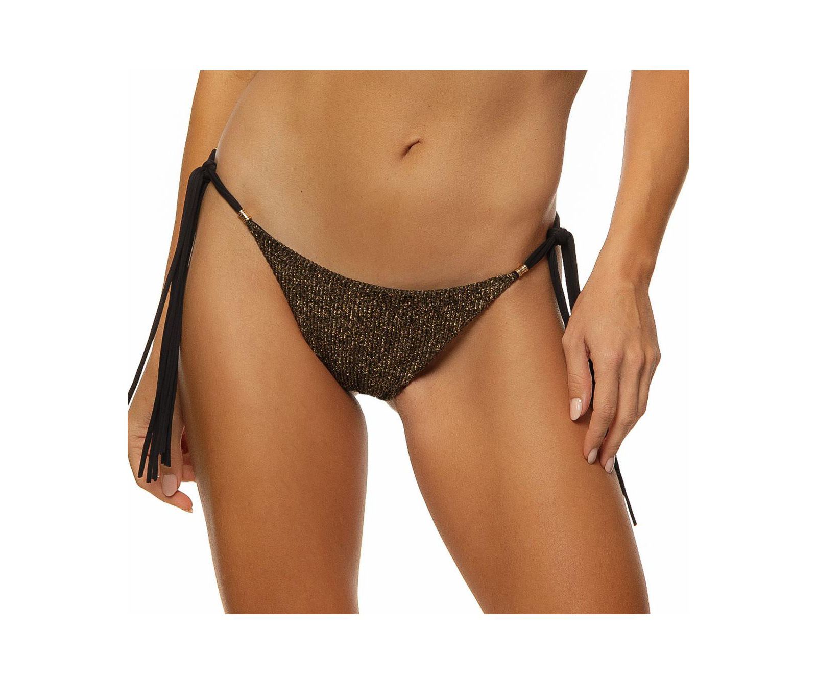 Женское бикини Guria Beachwear Crinkle Lurex Reversible Scrunch Tie Side