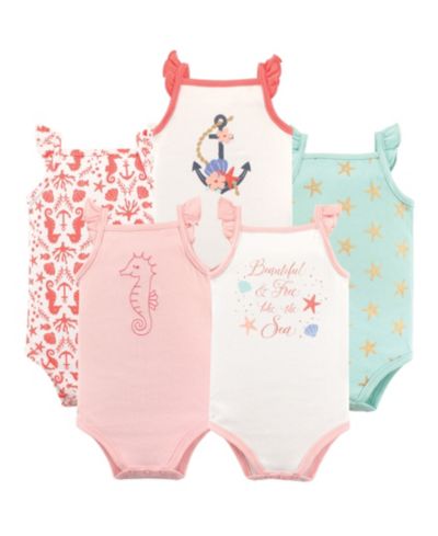 Детский бесшовный боди Hudson Baby Girls Hudson Cotton Sleeveless