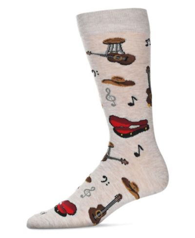 Мужские носки MeMoi Musical Novelty Crew