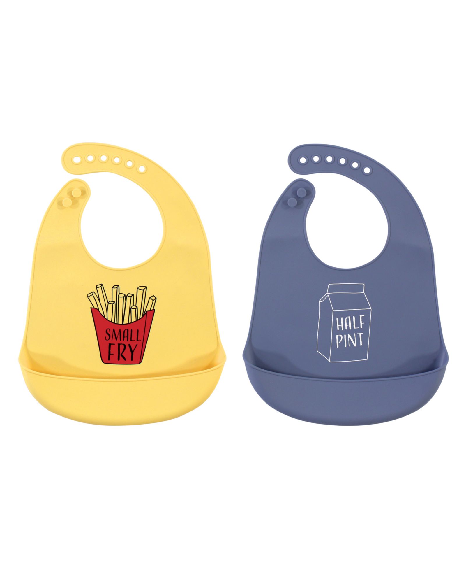 Hudson Baby Unisex Soft Silicone Feeding Bibs