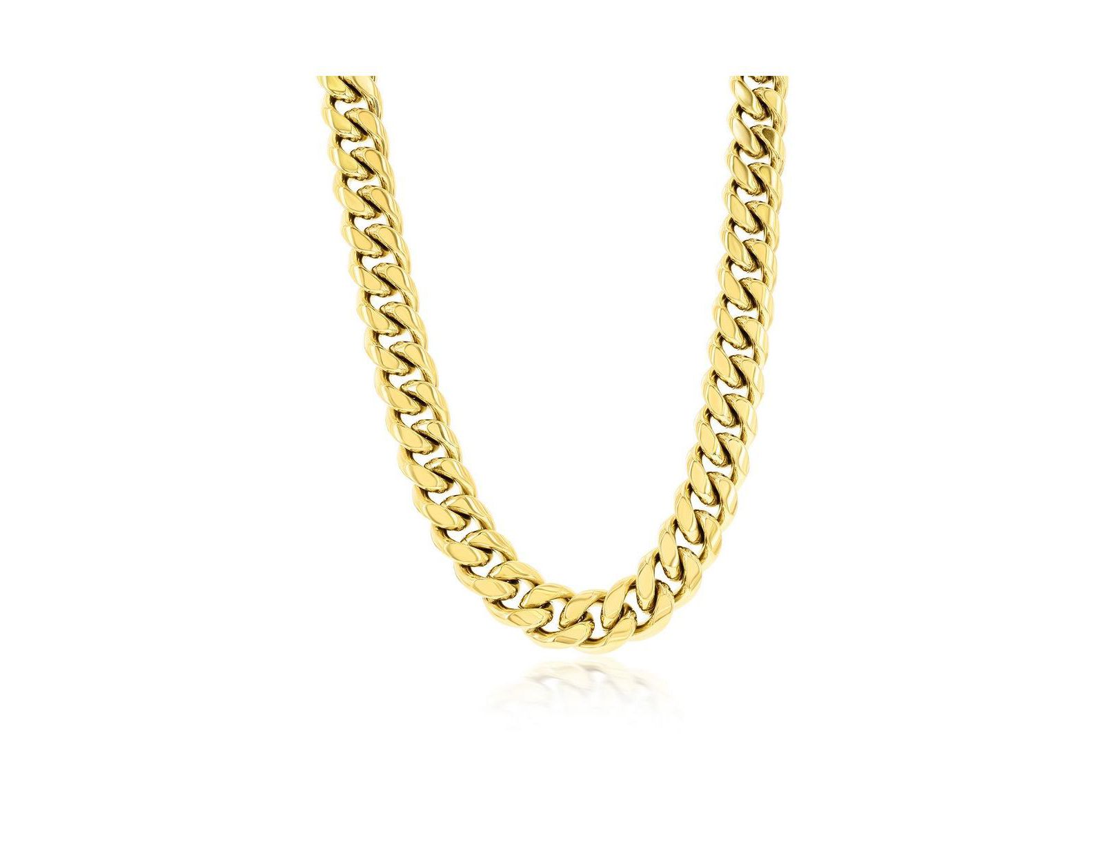 Stainless Steel 14mm Miami Cuban Chain Necklace
