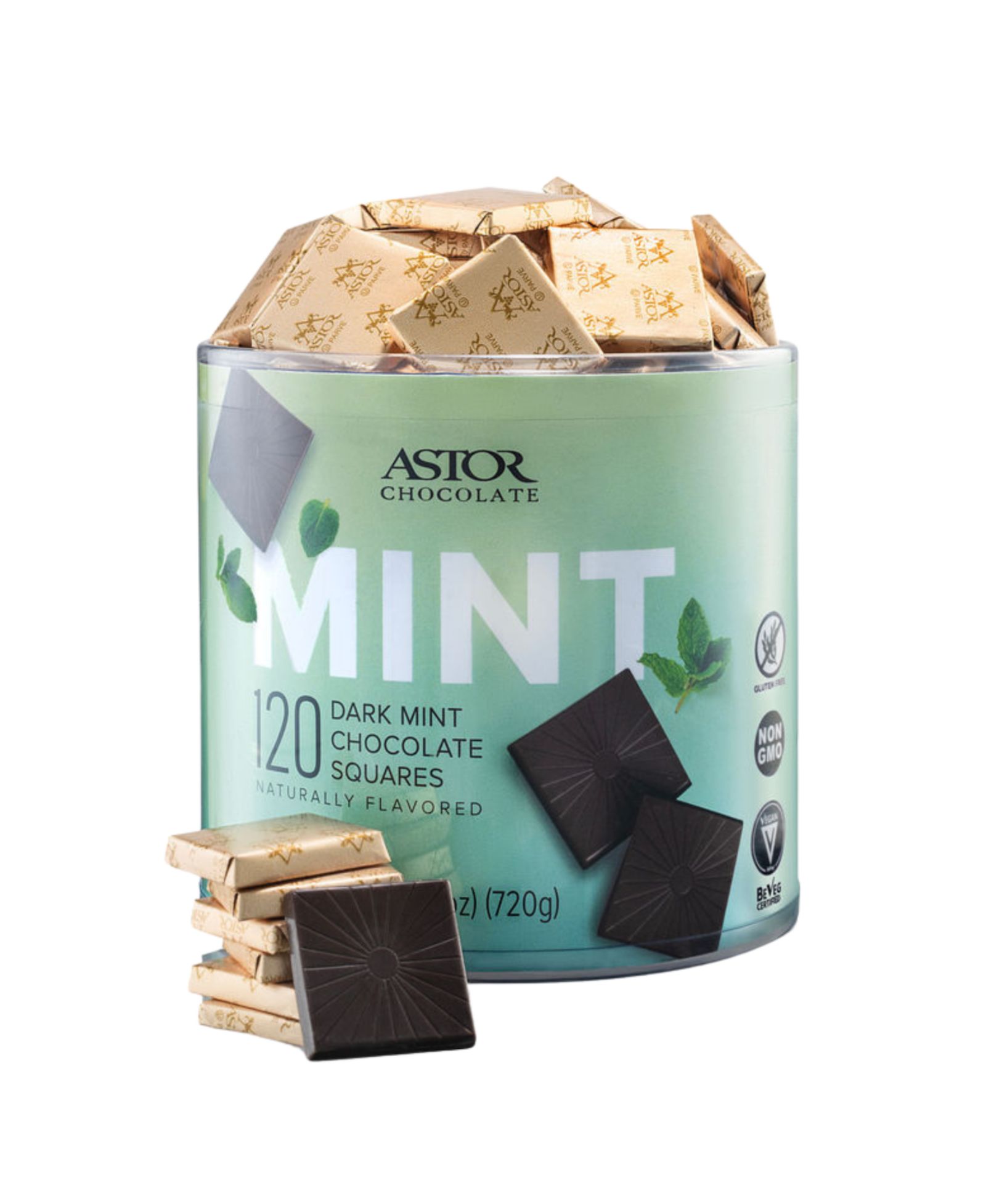 Темный шоколад Astor Chocolate Petite Squares, 120 Pieces