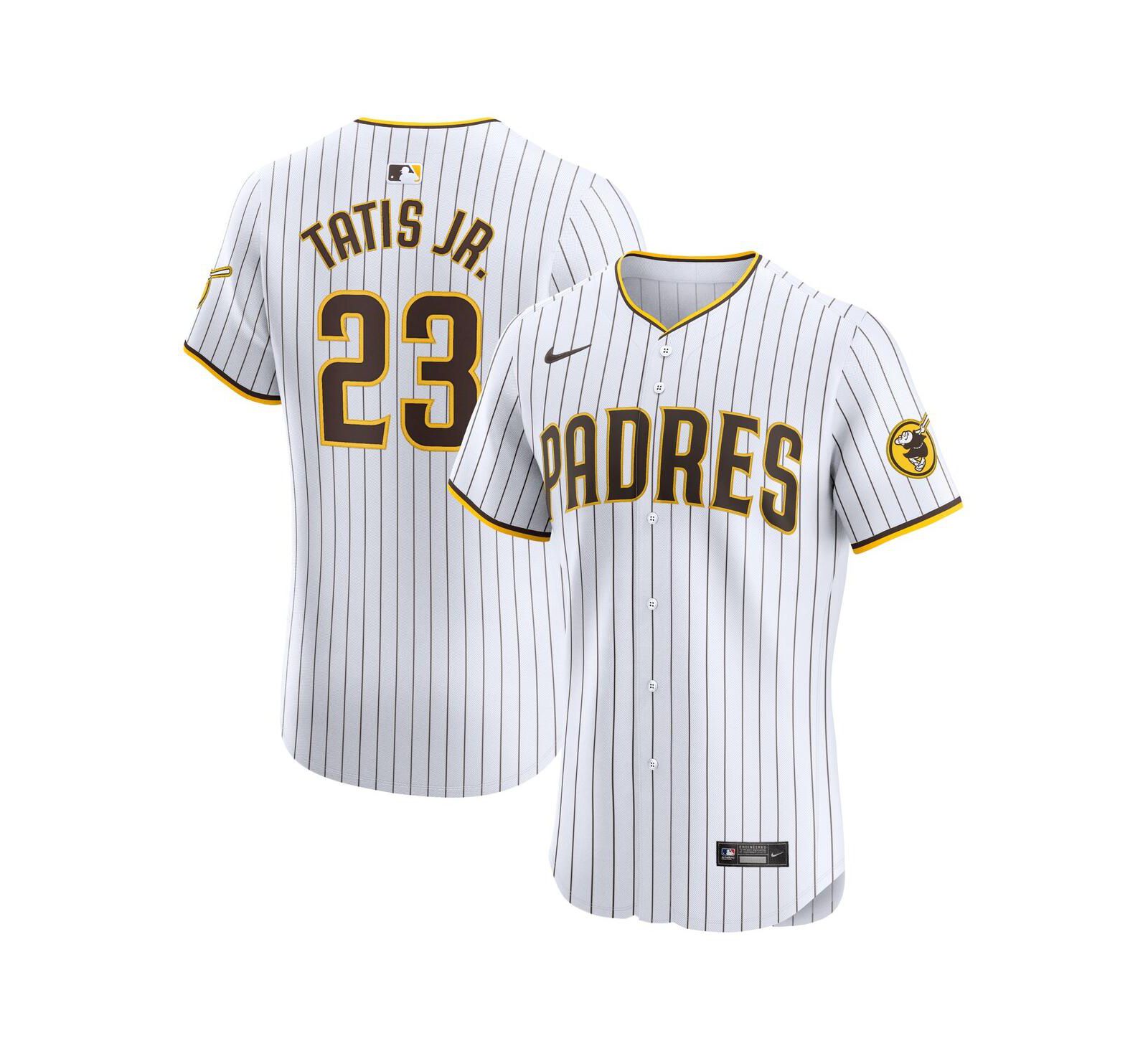 Мужская джерси Nike Fernando Tatis Jr. White San Diego Padres Home Elite