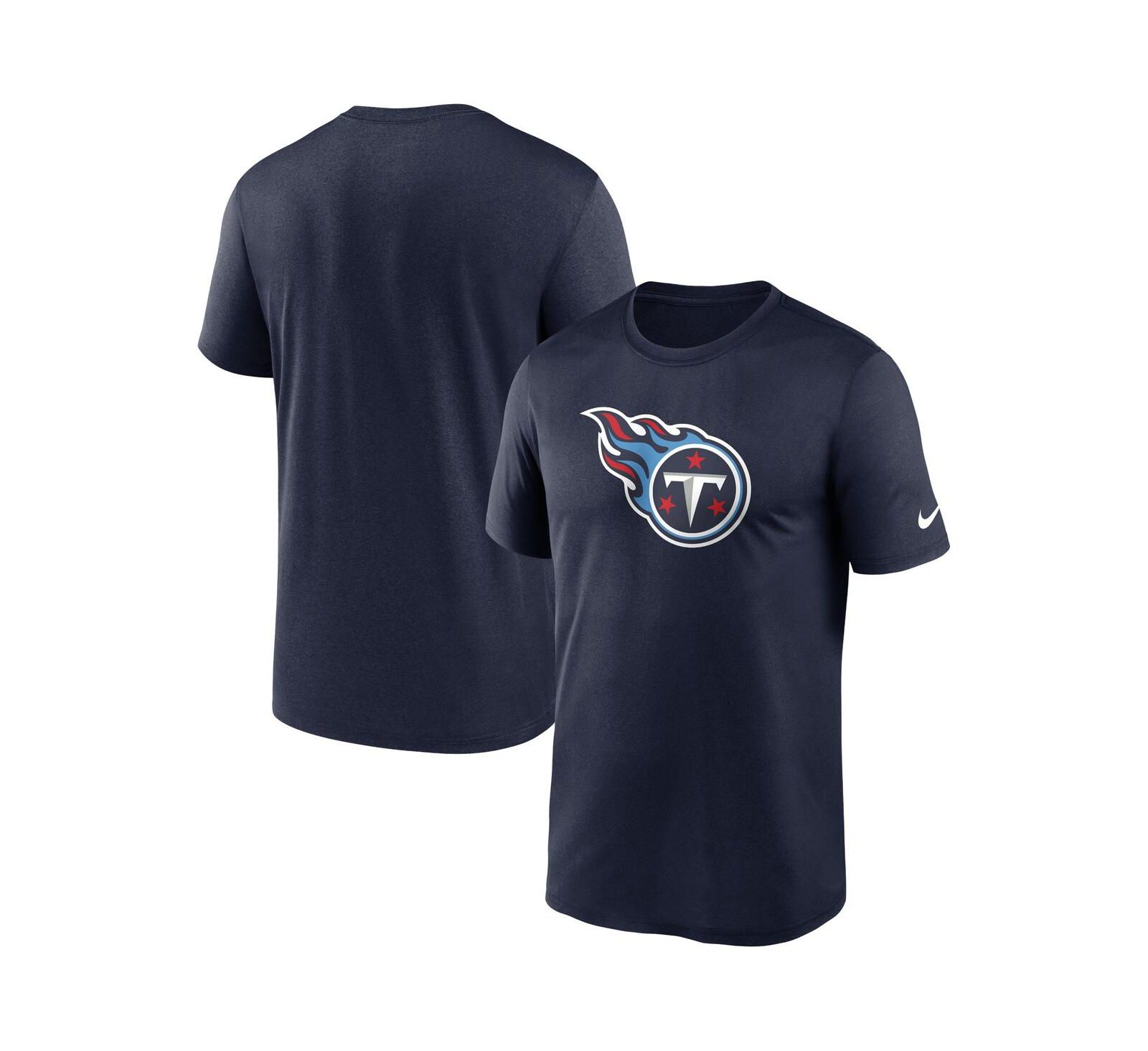 Men's Nike Navy Tennessee Titans Legend Logo Performance T-shirt