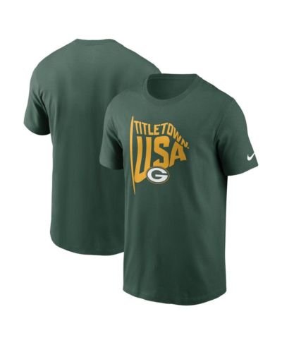 Мужская футболка Nike Green Green Bay Packers Local Essential
