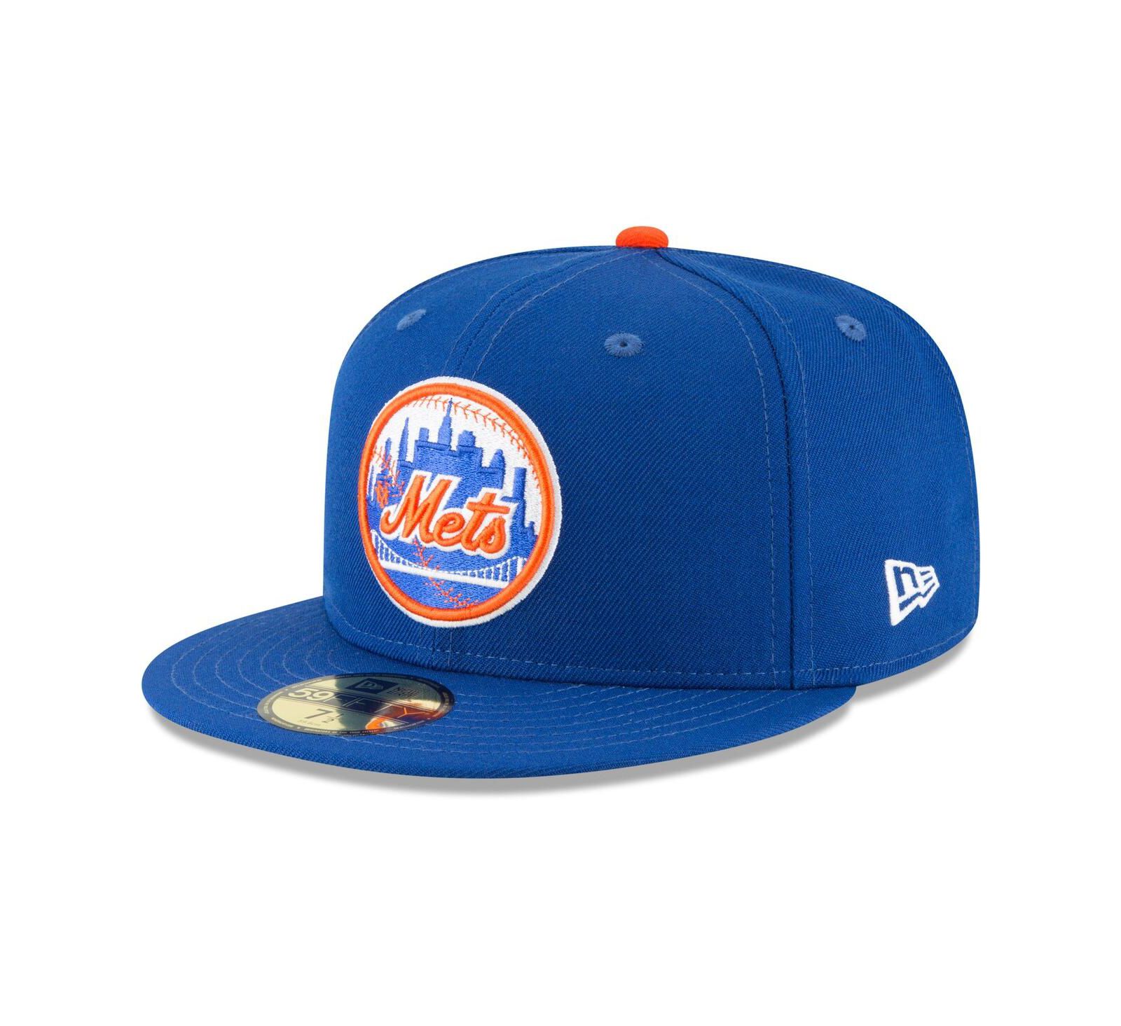 Men's New Era Blue New York Mets Cooperstown Collection Wool 59FIFTY Fitted Hat