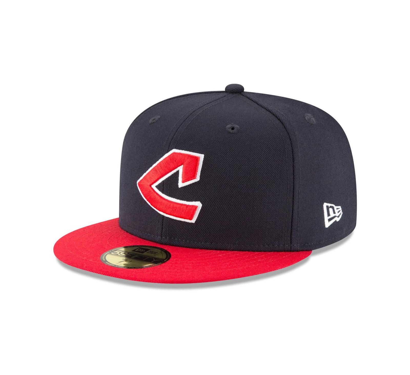Мужская кепка New Era Cleveland Guardians Wool 59FIFTY