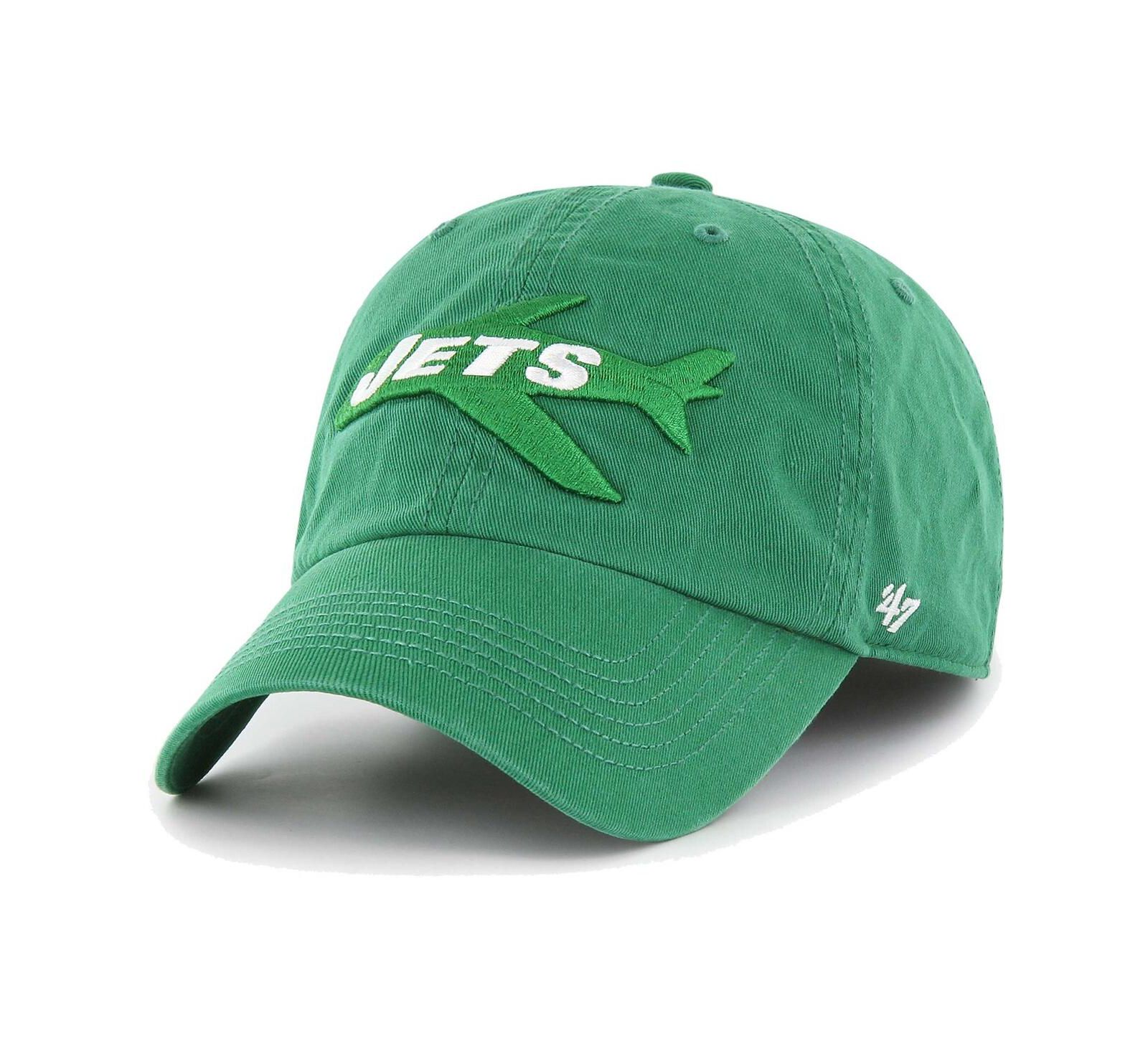 Кепка '47 Brand Men's Kelly Green Distressed New York Jets Gridiron Classics Franchise Legacy Fitted