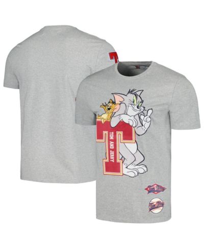 Мужская и женская футболка Freeze Max Heather Gray Tom and Jerry University
