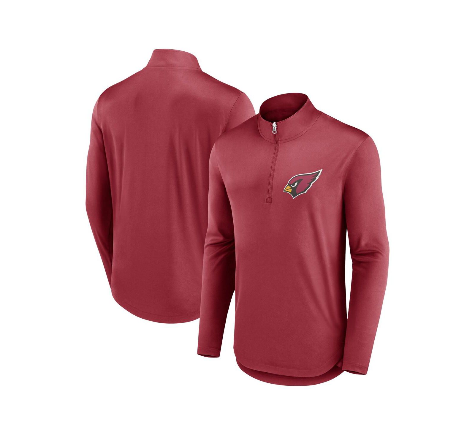Мужская джерси Fanatics Arizona Cardinals Quarterback Quarter-Zip Top