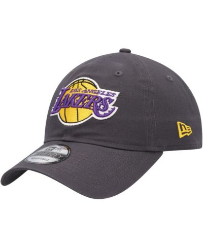 New Era Мужская регулируемая кепка Los Angeles Lakers Team 2.0 9TWENTY, цвет угольный