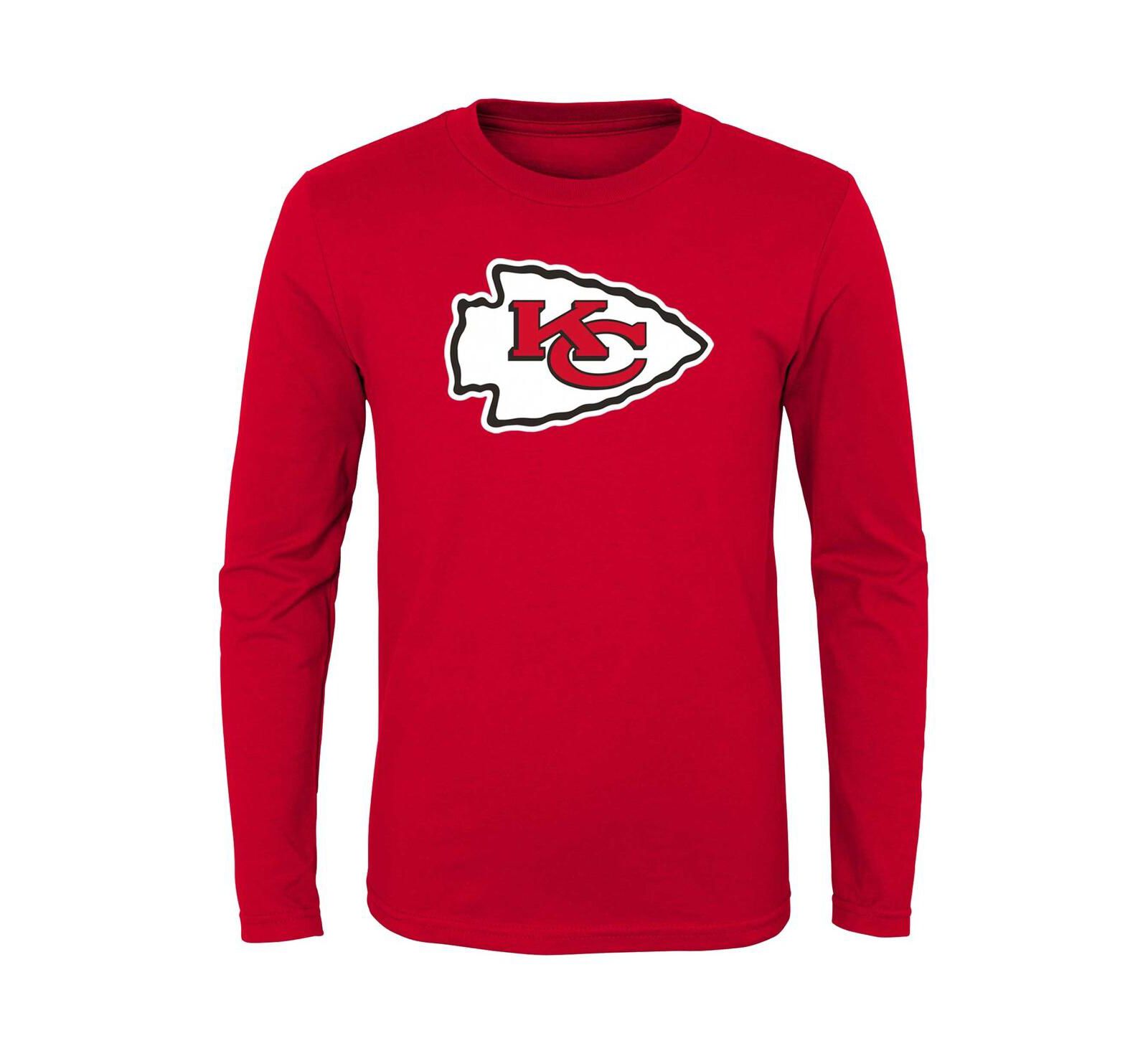 Детская футболка Outerstuff Kansas City Chiefs с длинным рукавом