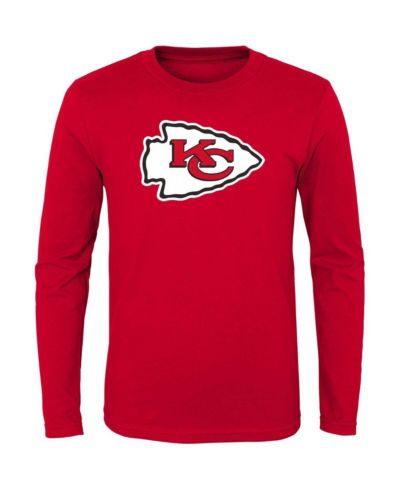 Детская футболка Outerstuff Kansas City Chiefs с длинным рукавом