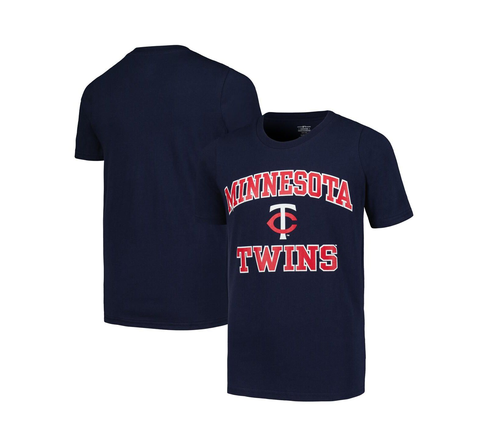 Детская футболка Fanatics Minnesota Twins Heart and Soul, темно-синяя