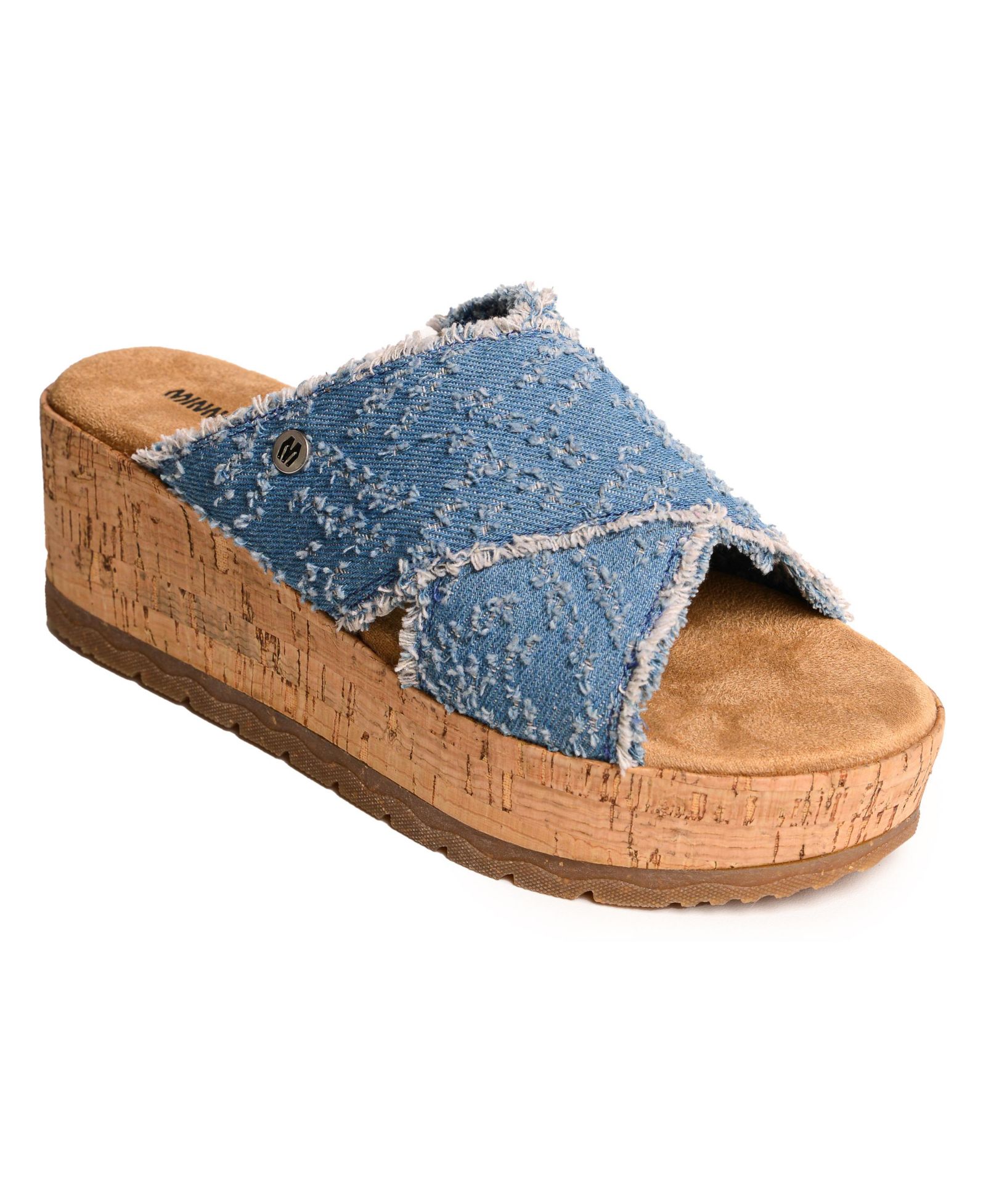 Minnetonka Women's Posey Crossband Wedge Sandal