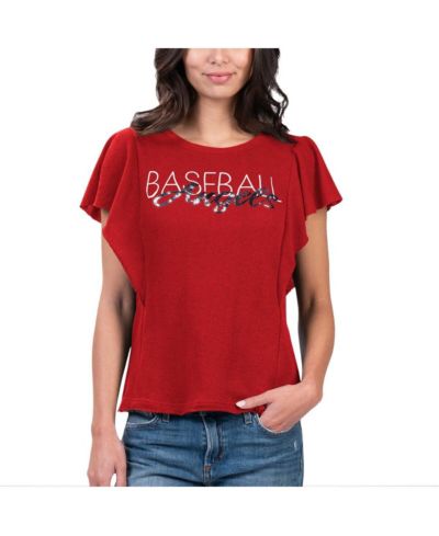 Женская футболка G-III 4Her by Carl Banks Red Los Angeles Angels