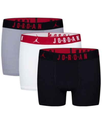 Jordan мужские хлопковые боксеры Dri-Fit Core для мальчиков 8-20, 3 шт