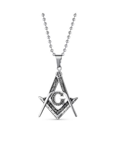 Ожерелье Bling Jewelry Freemason Secret Society с кулоном