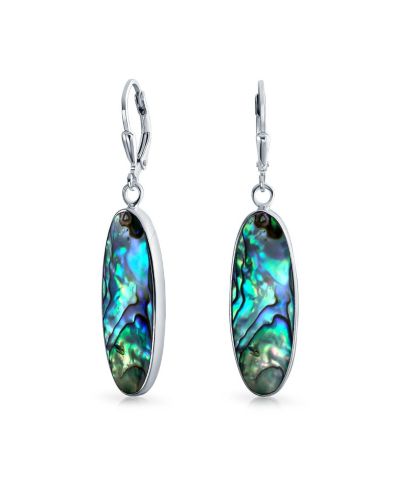 Bling Jewelry серьги с натуральным перламутром.925 Sterling Silver