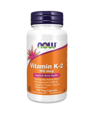 Now Foods Vitamin K-2, 100 mcg, 100 Vcaps