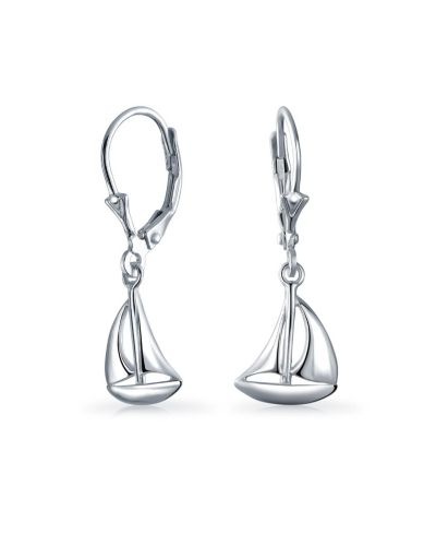 Серьги-подвески и ожерелье Bling Jewelry из стерлингового серебра с морской тематикой