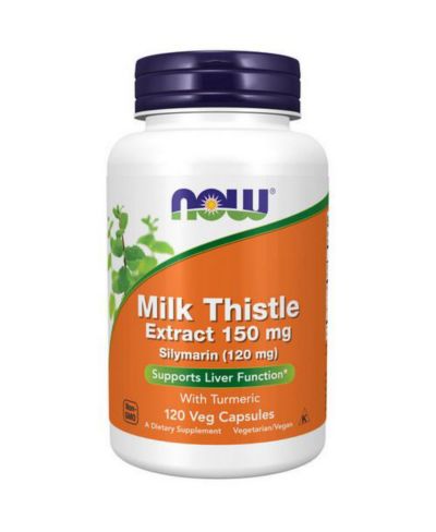 Now Foods Silymarin Milk Thistle Extract, 150 mg, 120 Veg Caps