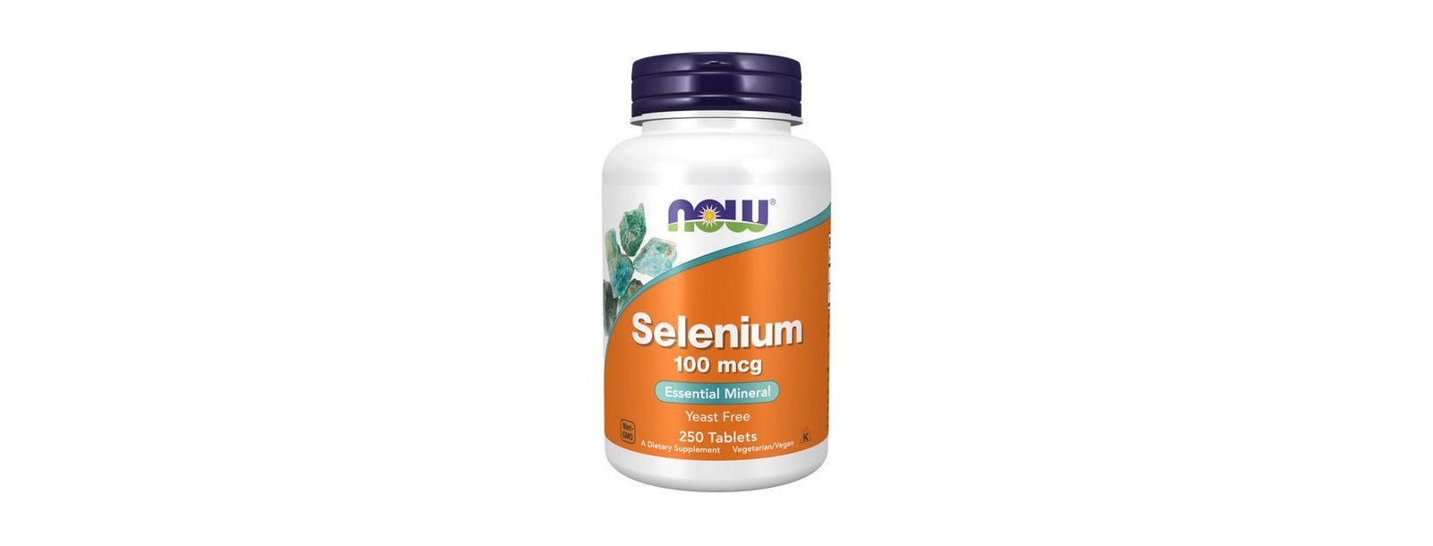Добавка NOW Foods Selenium, 100 mcg, 250 Tabs