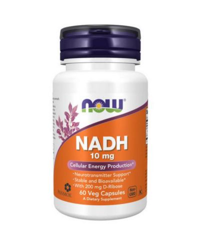 Now Foods NADH with Ribose, 10 mg, 60 Vcaps