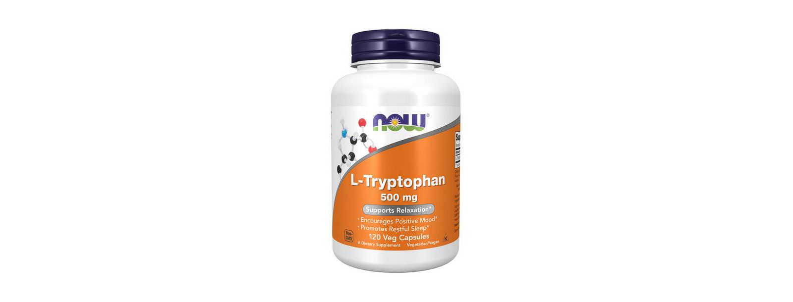 Now Foods L-Tryptophan 500 mg 120 Vcaps