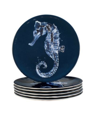 Набор тарелок для салата Certified International Sea Life Melamine, 6 шт.