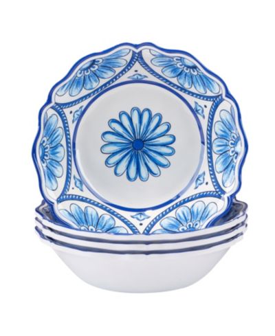 Certified International Veranda Melamine Bowls, Set of 4